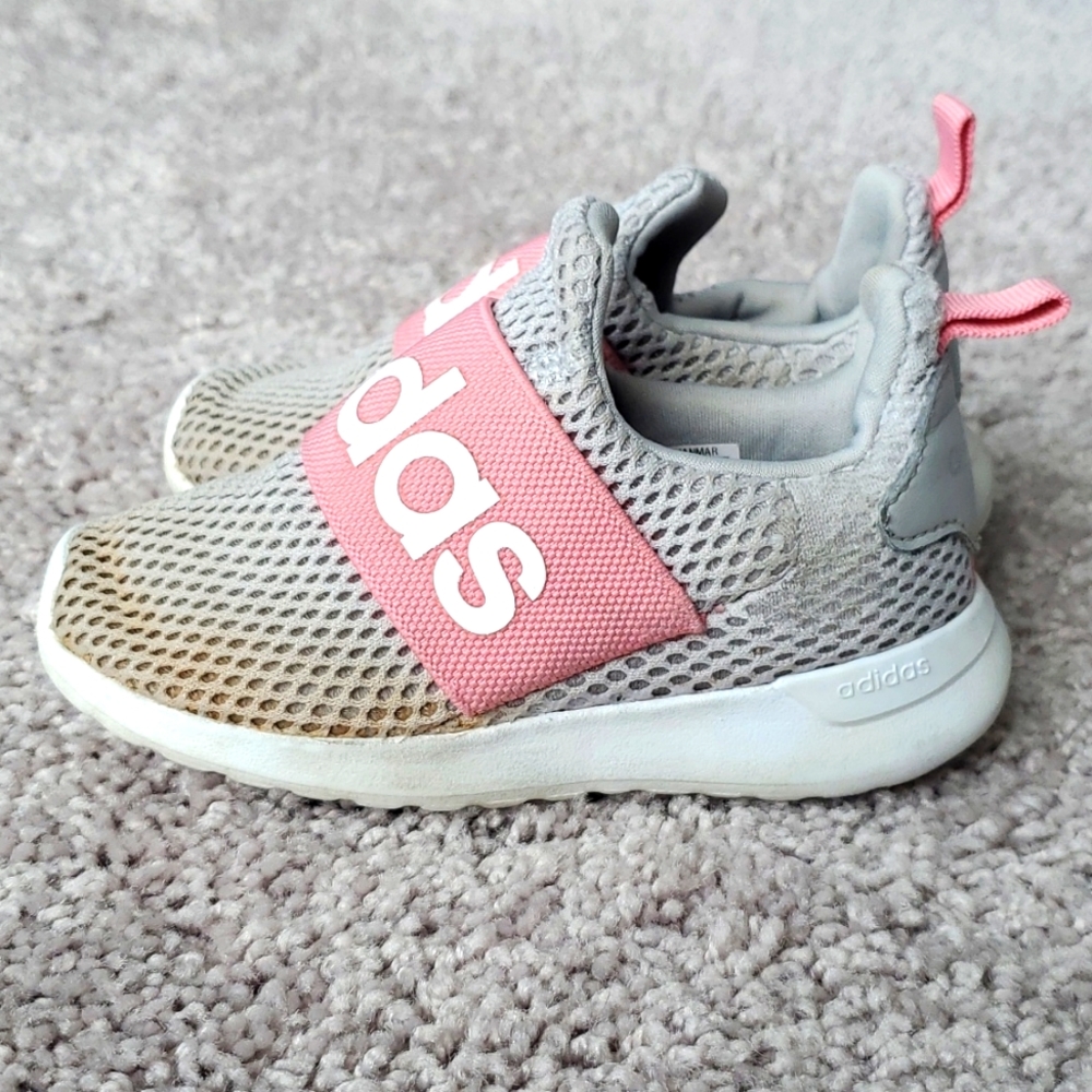 7K Gray and Pink Adidas
